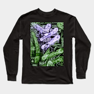 Urban Graffiti NYC Green Street Art Long Sleeve T-Shirt